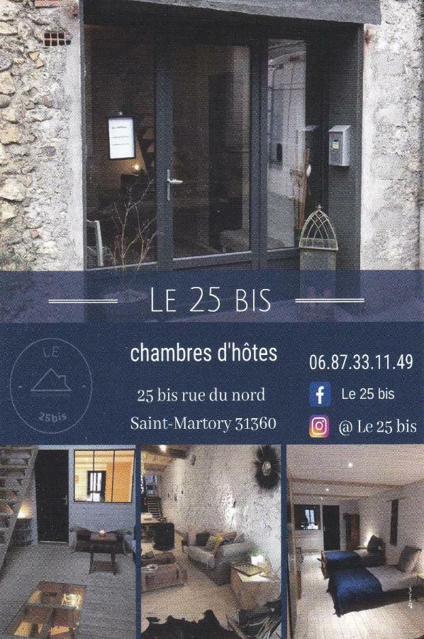 Le 25Bis Bed & Breakfast Saint-Martory Luaran gambar